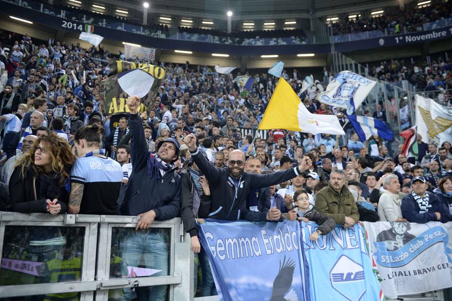 Tantissimi i tifosi della Lazio arrivati a Torino
